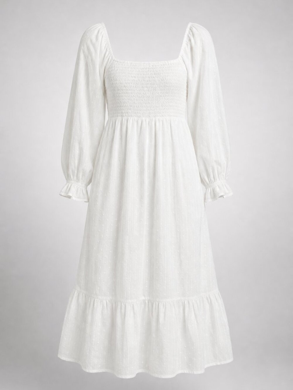 Primark white midi/maxi dress size UK 12 / EU 40 / US 8